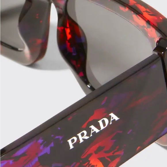 New  - Prada PR 06YSF 06V5S0 Rectangle Sunglasses - Picture 8 of 14